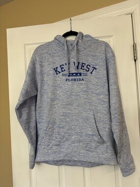 USA Florida Light Blue Hooded Sweatshirt